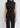 Asymmetric sleevesless top | Black