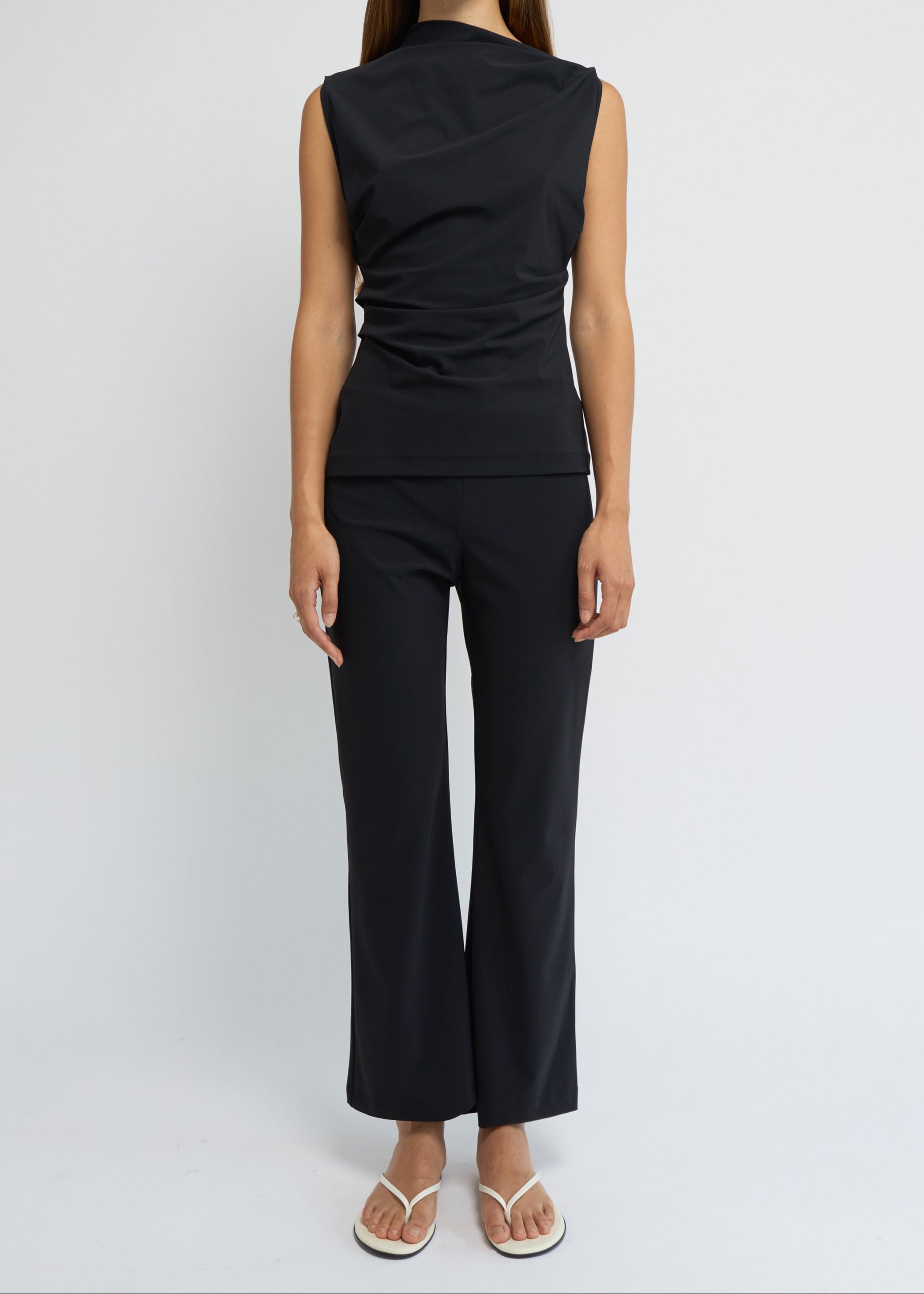 Kick flare pants | Black