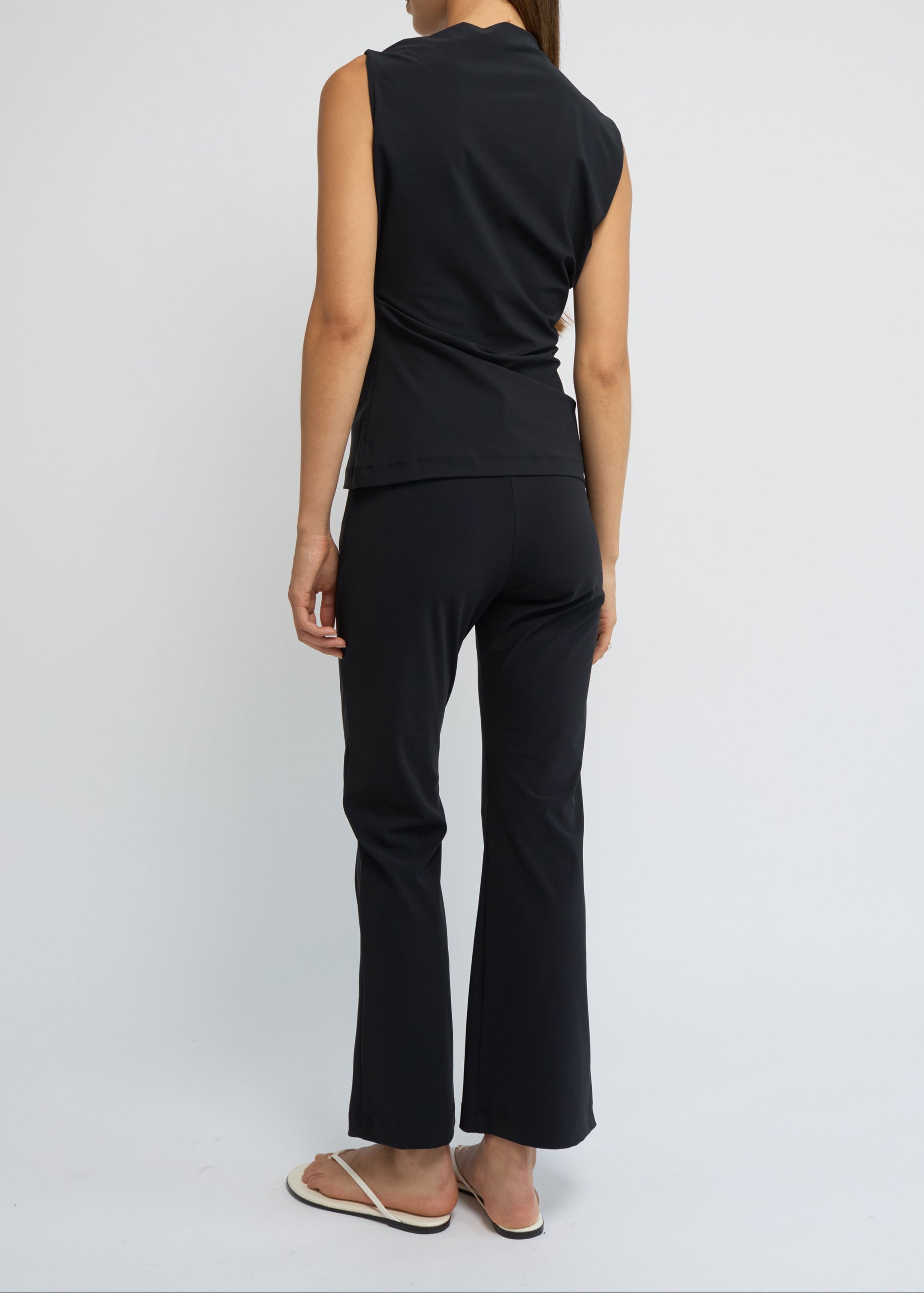 Kick flare pants | Black