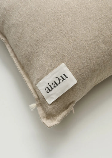 Heavy Linen Pillow 50x80 in Natural