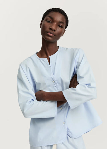 Poplin Pyjamas in Blue Eyes