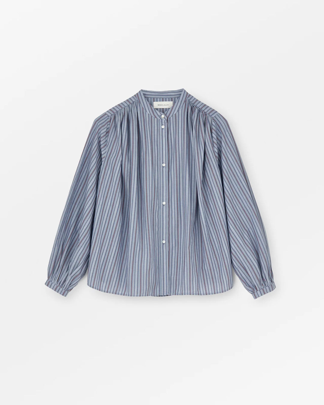 Rita Shirt | Blue/Red Stripe
