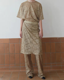 Rose Lace Trouser | Honey