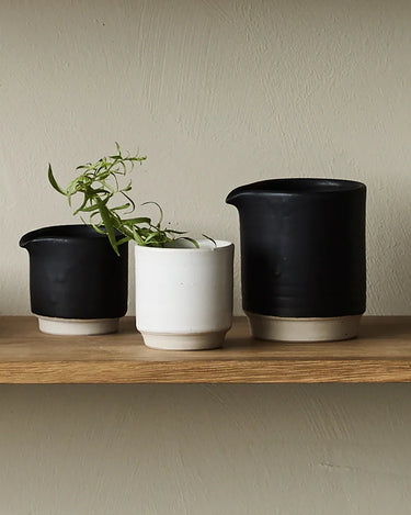Otto Ceramic Jug | Black | M