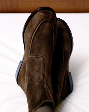 Juliol Boot Suede | Dark Brown