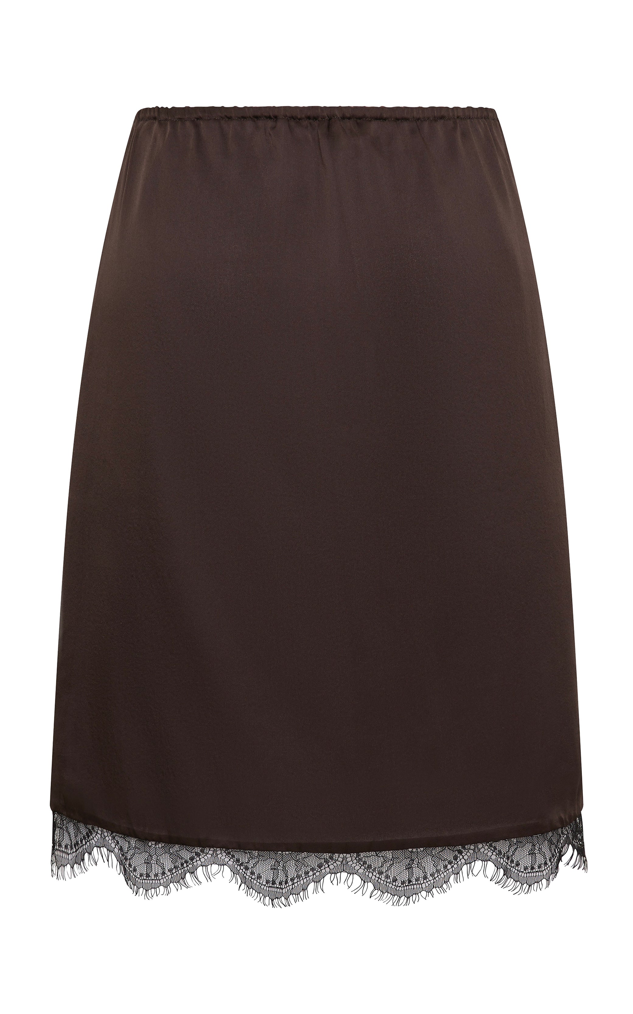 Fine Lace Skirt  | Bark