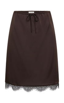 Fine Lace Skirt  | Bark