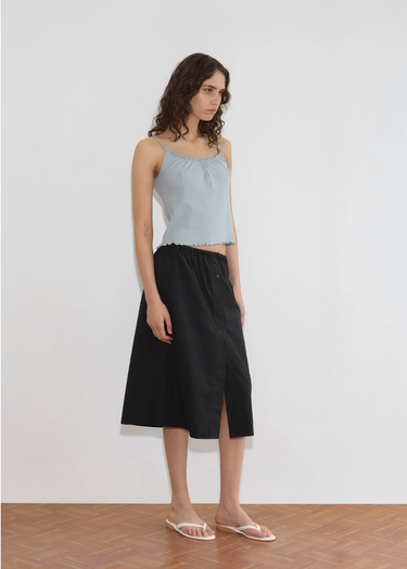 Overlap Skirt | Black