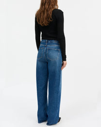 Maddy Straight Jeans | Vintage Washed Blue