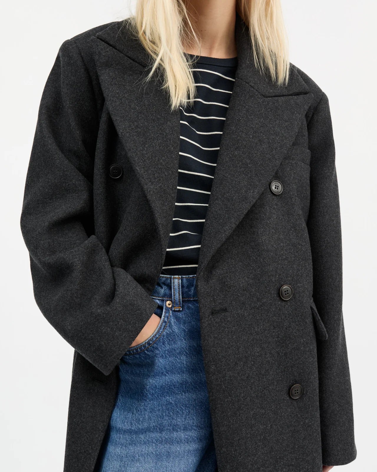 David Coat | Dark Grey Melange