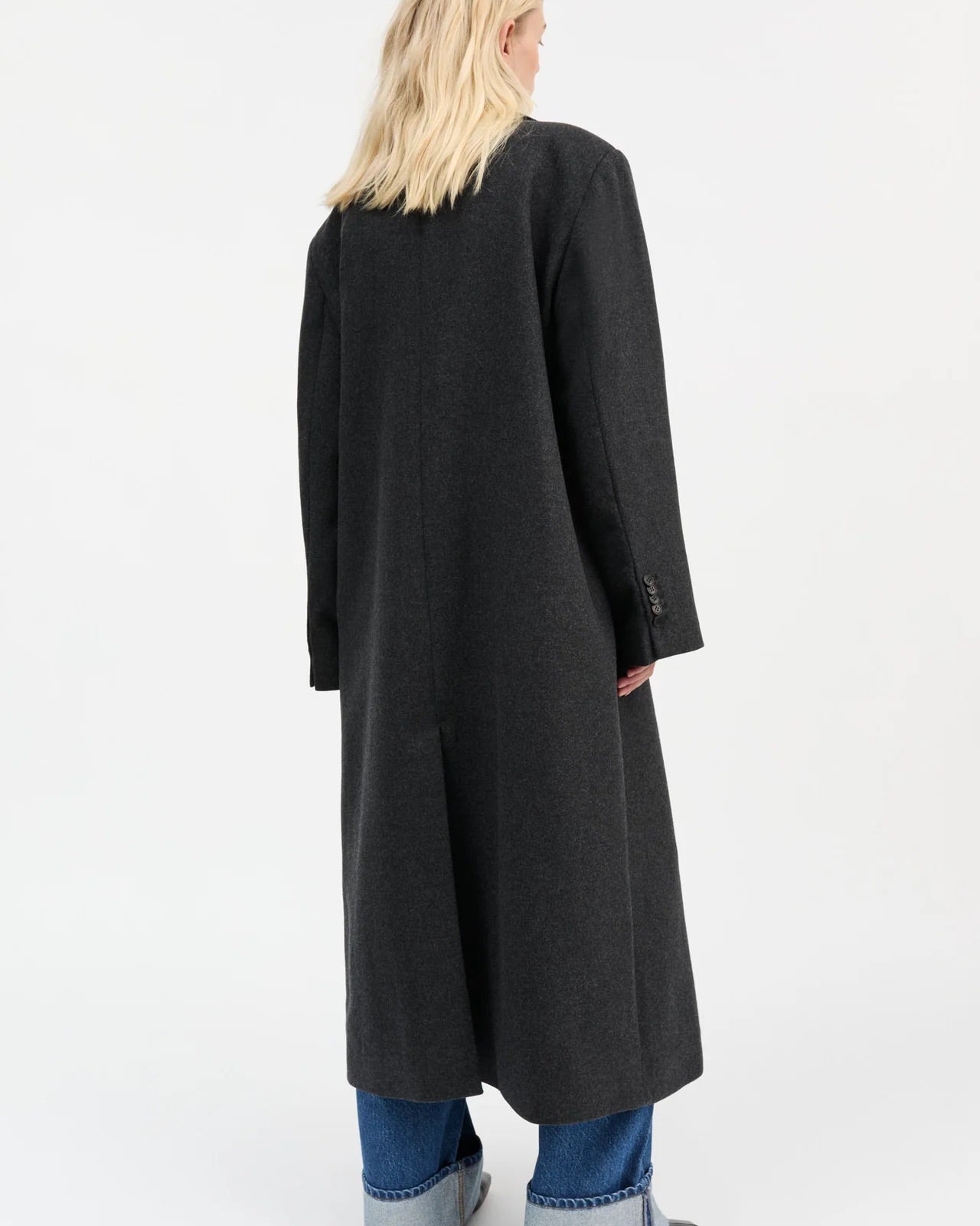 David Coat | Dark Grey Melange