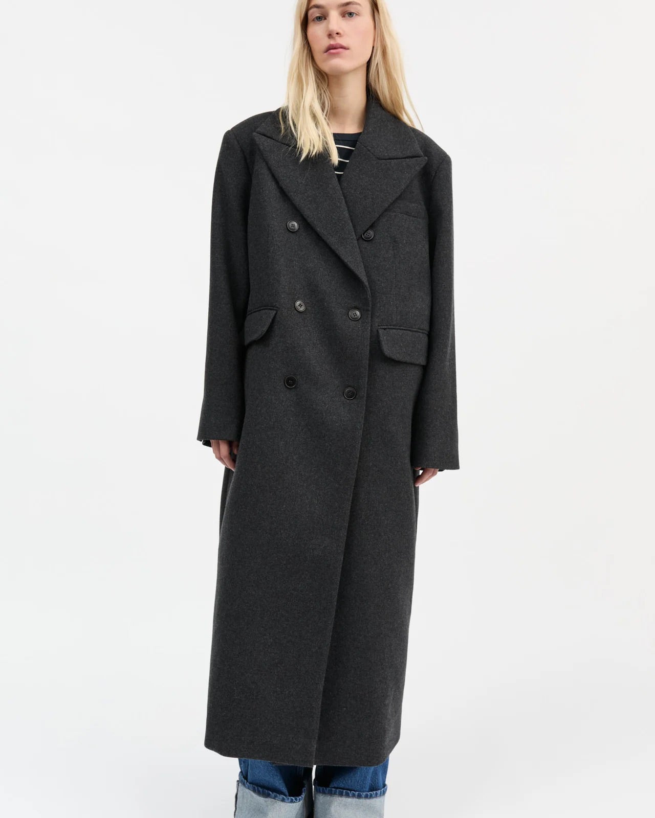 David Coat | Dark Grey Melange