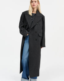 David Coat | Dark Grey Melange