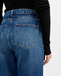 Allison Cropped Jeans | Vintage Washed Blue