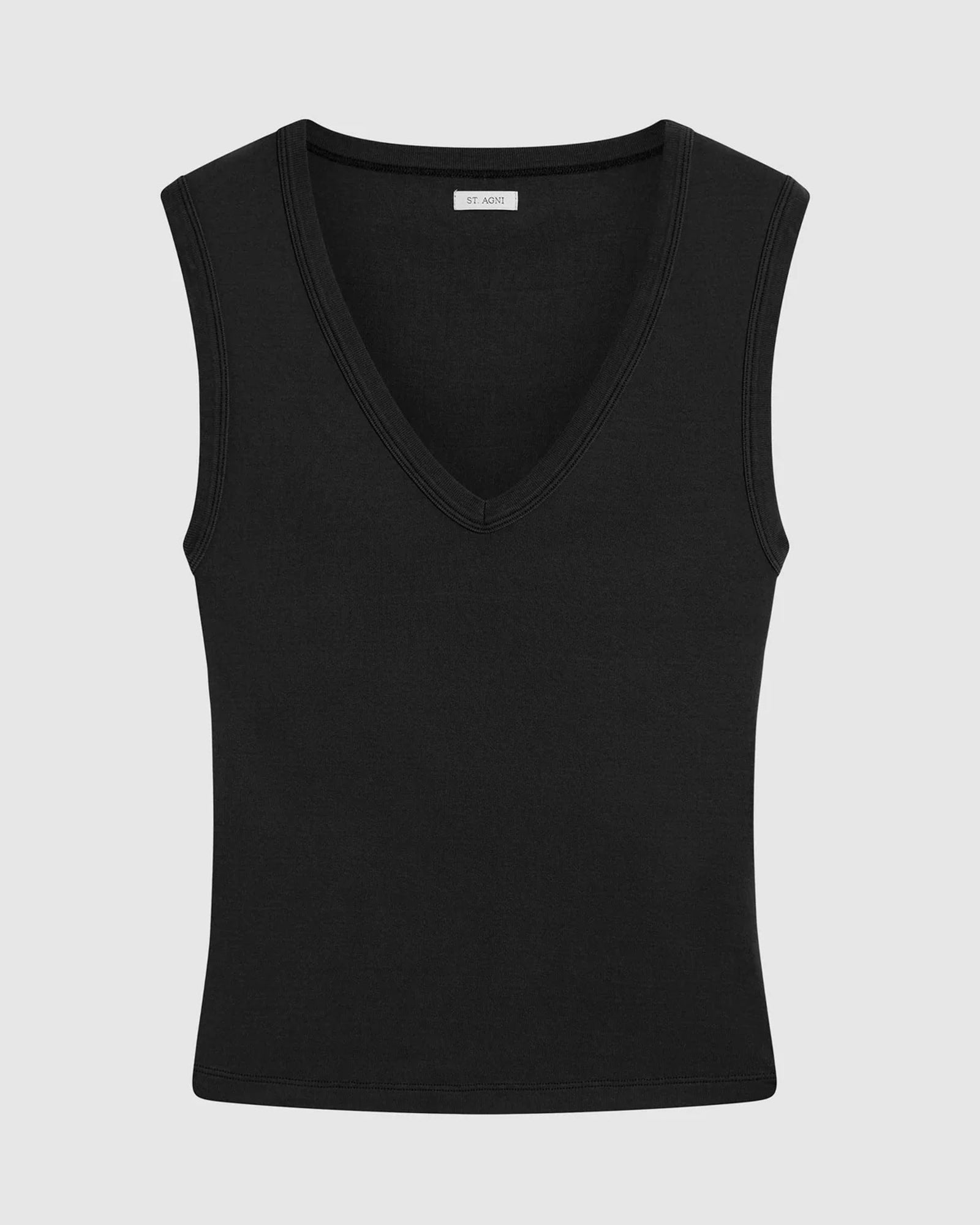 Organic Cotton 90s Top | Black