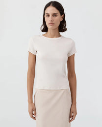 Organic Cotton Baby Tee | Shell Pink