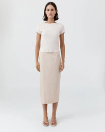 Organic Cotton Baby Tee | Shell Pink