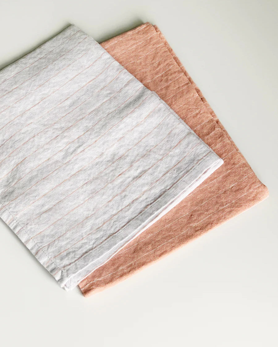 Kitchen Towel | Terracotta/Grey | Set of 2