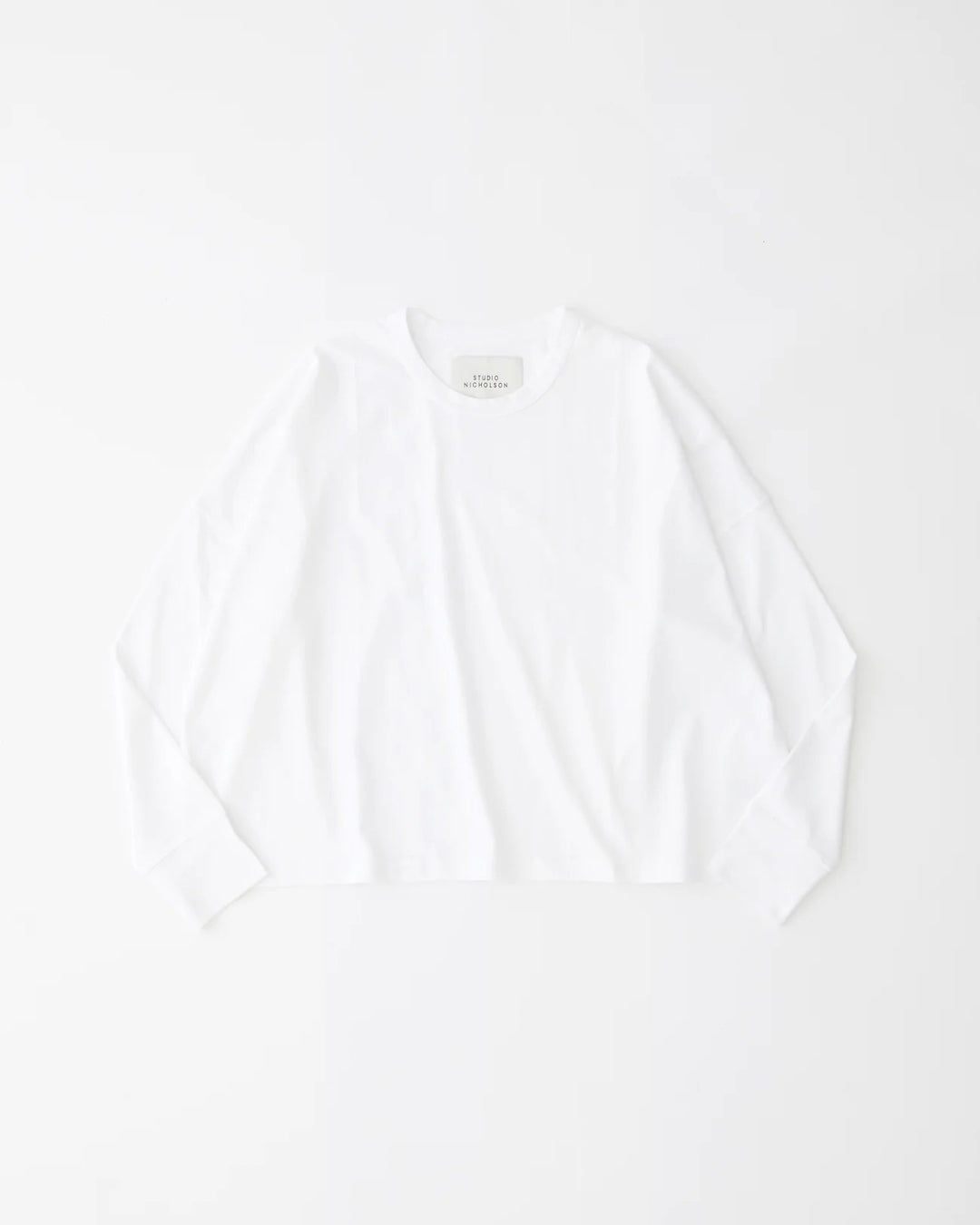 Loop Long Sleeve T-Shirt | Optic White