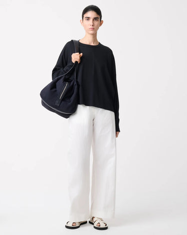 Loop Long Sleeve T-Shirt | Black