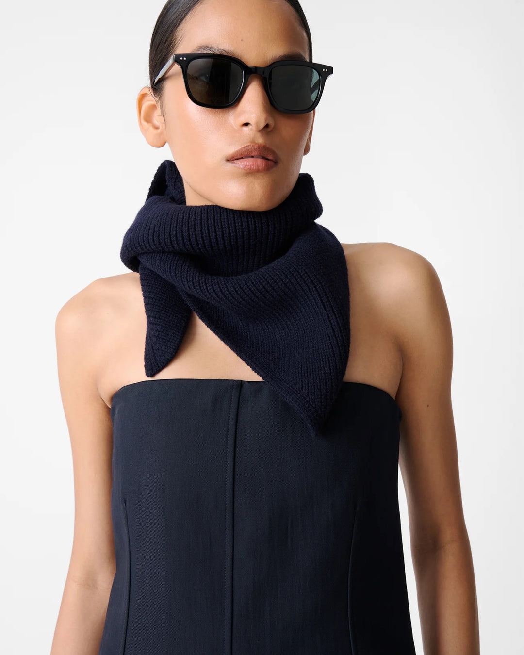 Pythagoras Scarf | Darkest Navy