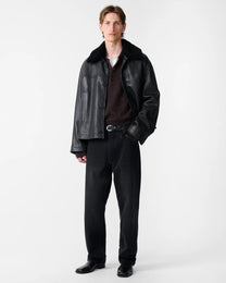 Del Leather Jacket | Black 