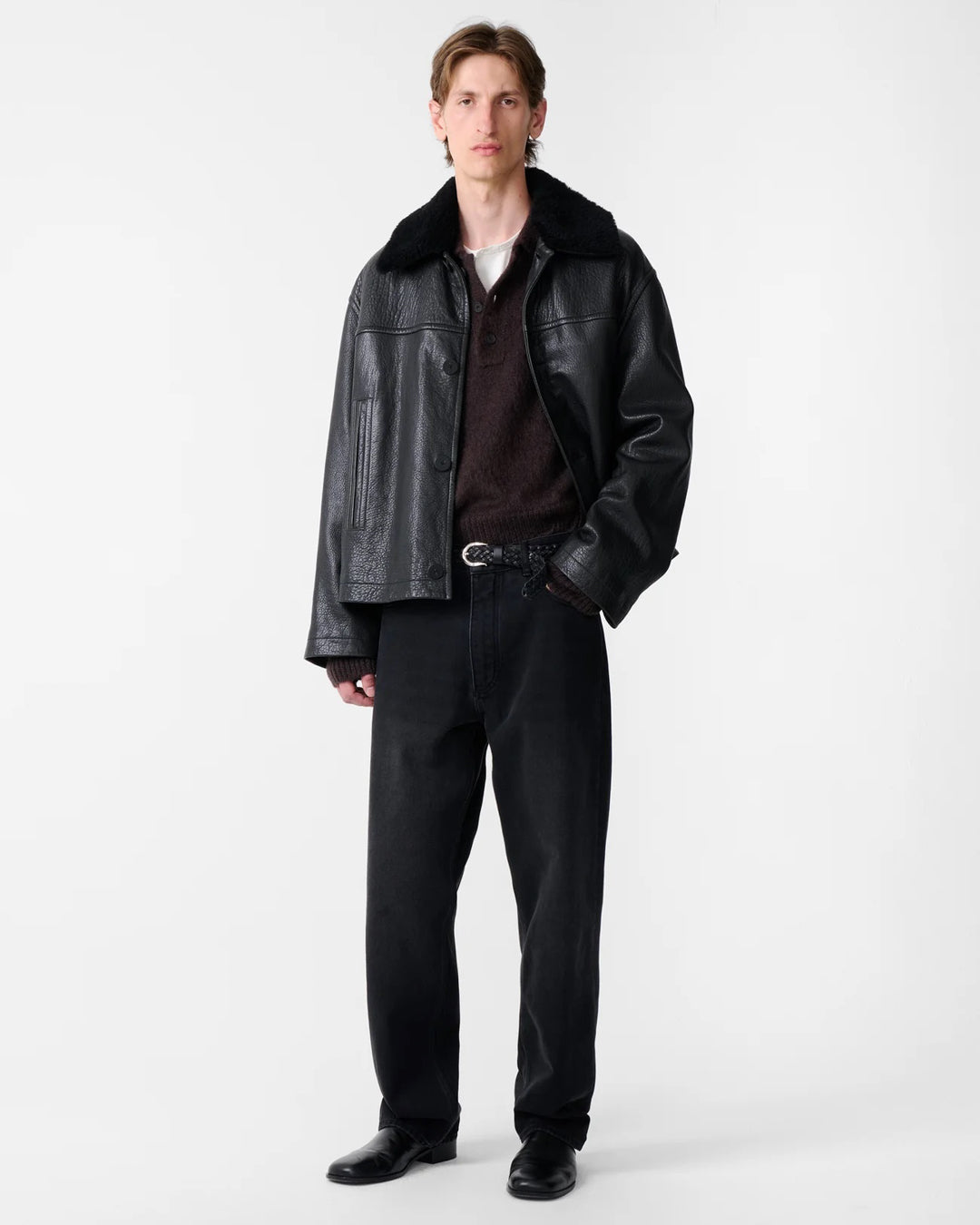 Del Leather Jacket | Black 