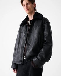 Del Leather Jacket | Black 