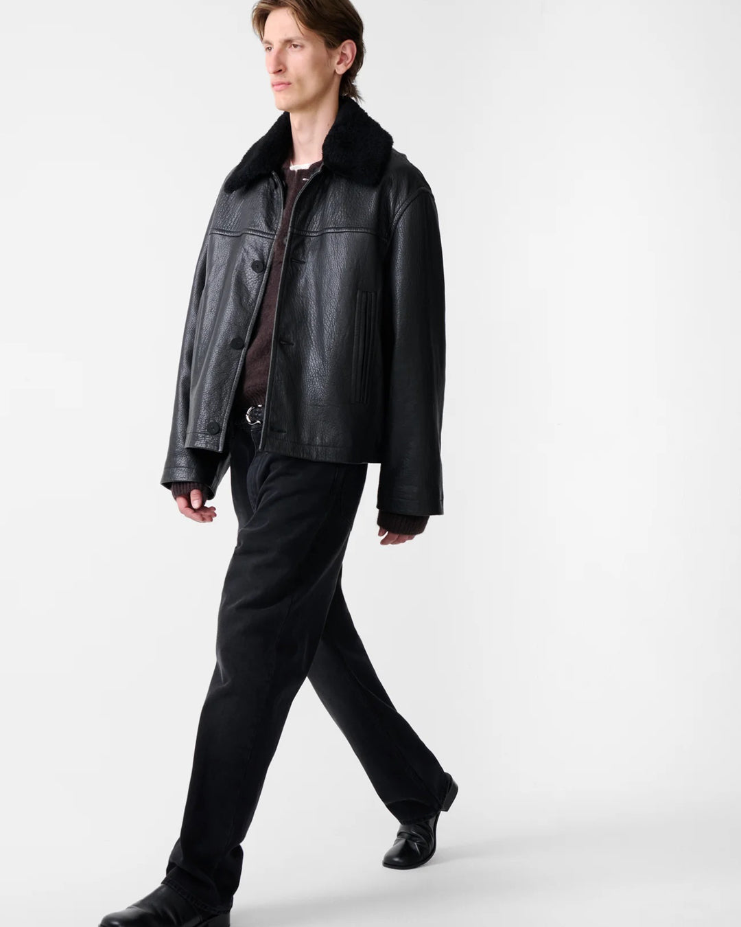 Del Leather Jacket | Black 