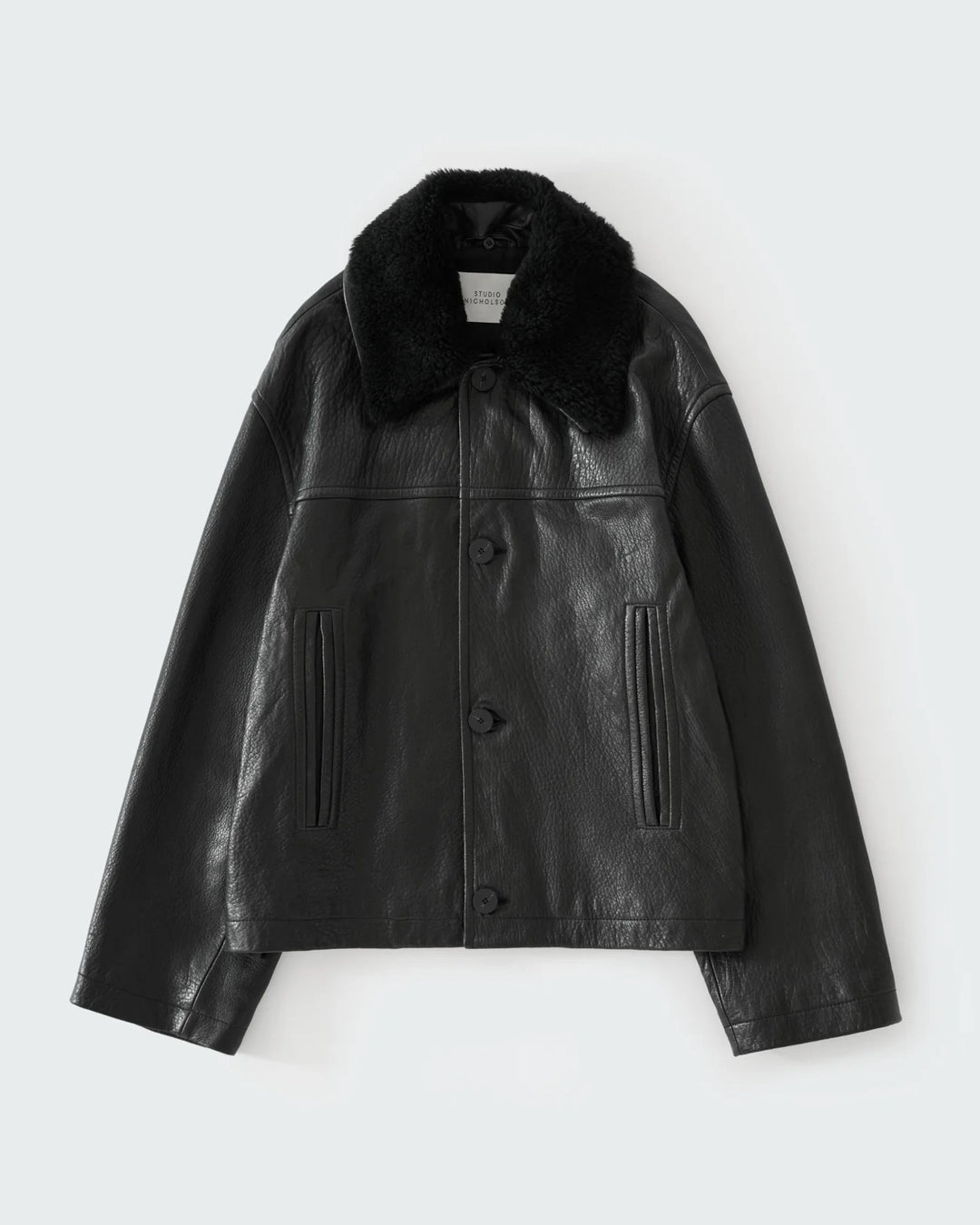 Del Leather Jacket | Black 