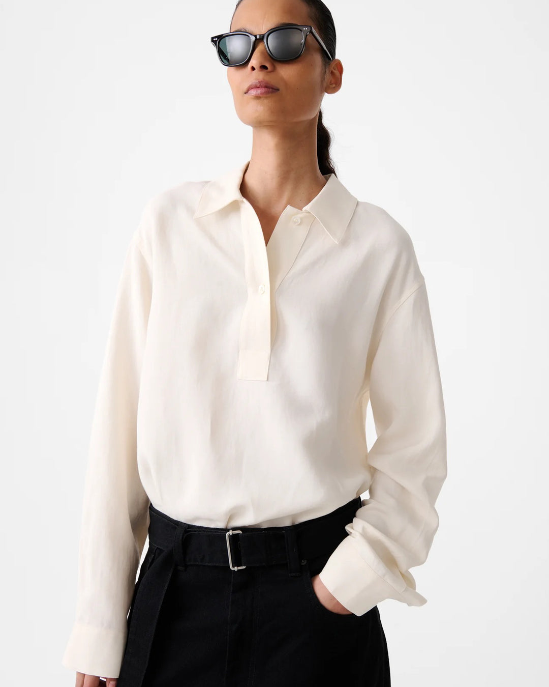 Pinole Shirt | Chalk