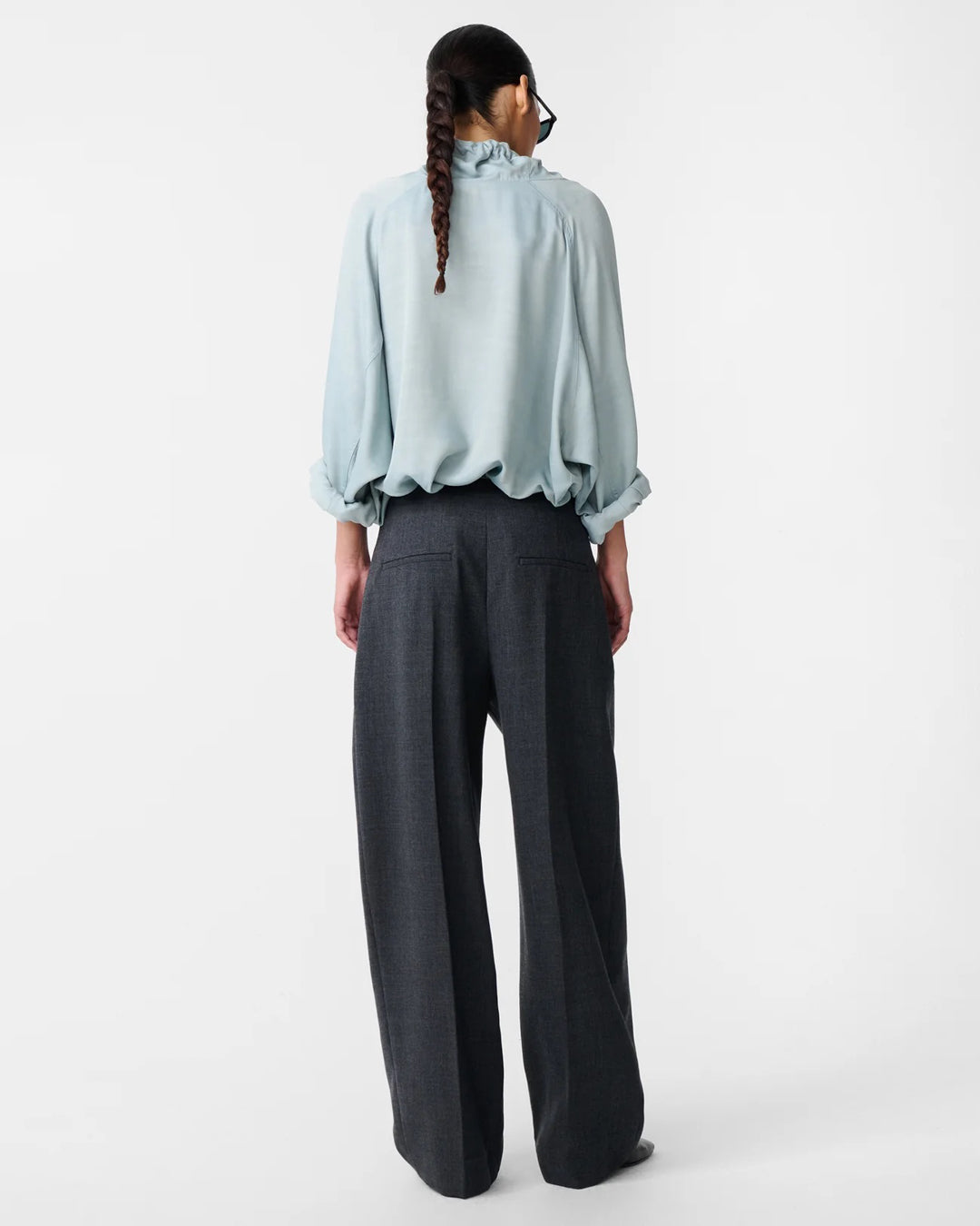 Lira Pant | Slate Melange