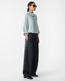 Lira Pant | Slate Melange