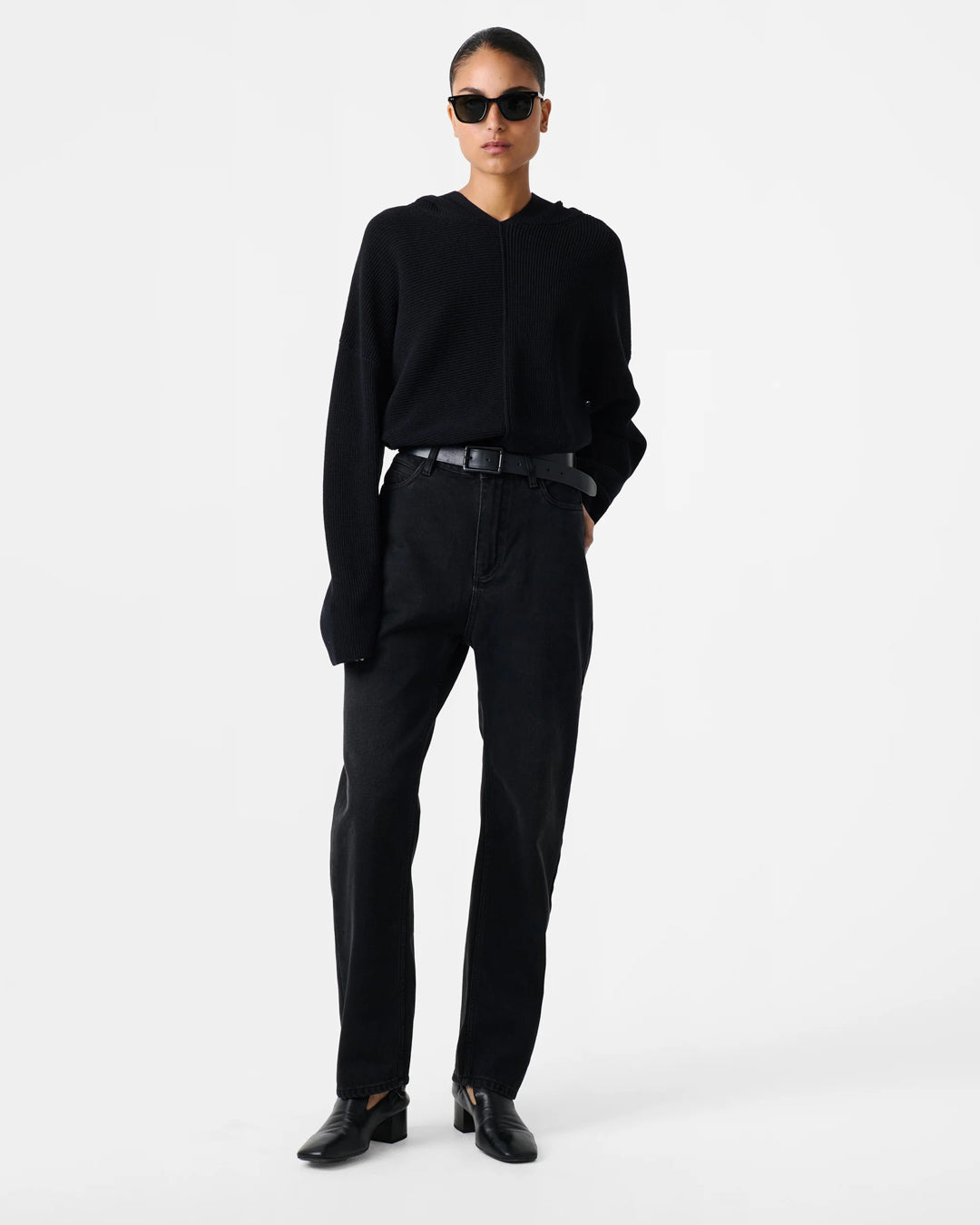 Ruthe Denim Pant | Washed Black