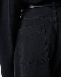 Ruthe Denim Pant | Washed Black