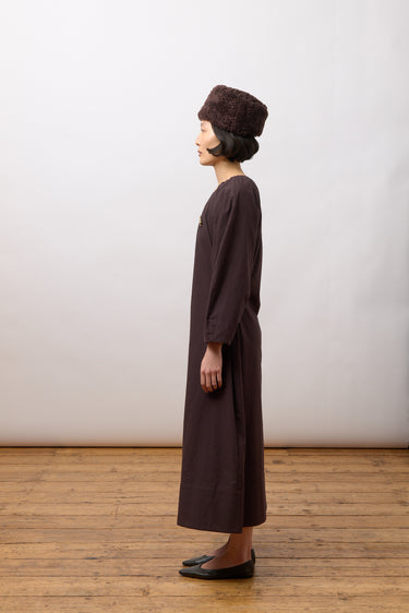 Tilda Dress in Dark Brown