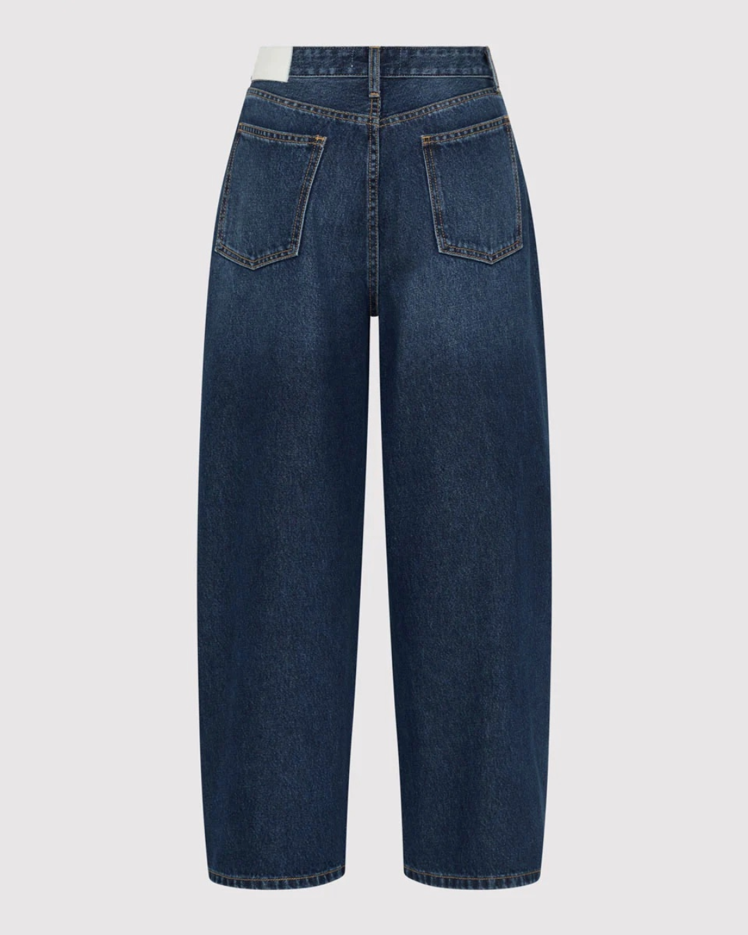 Mid Rise Balloon Jeans | Dark Indigo