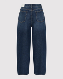 Mid Rise Balloon Jeans | Dark Indigo