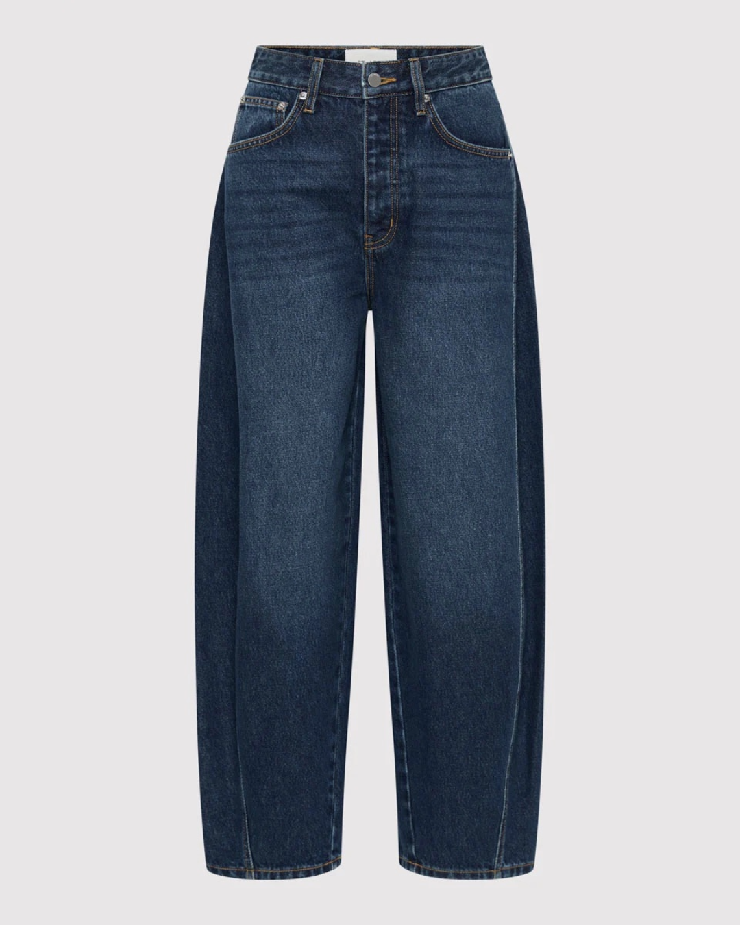 Mid Rise Balloon Jeans | Dark Indigo