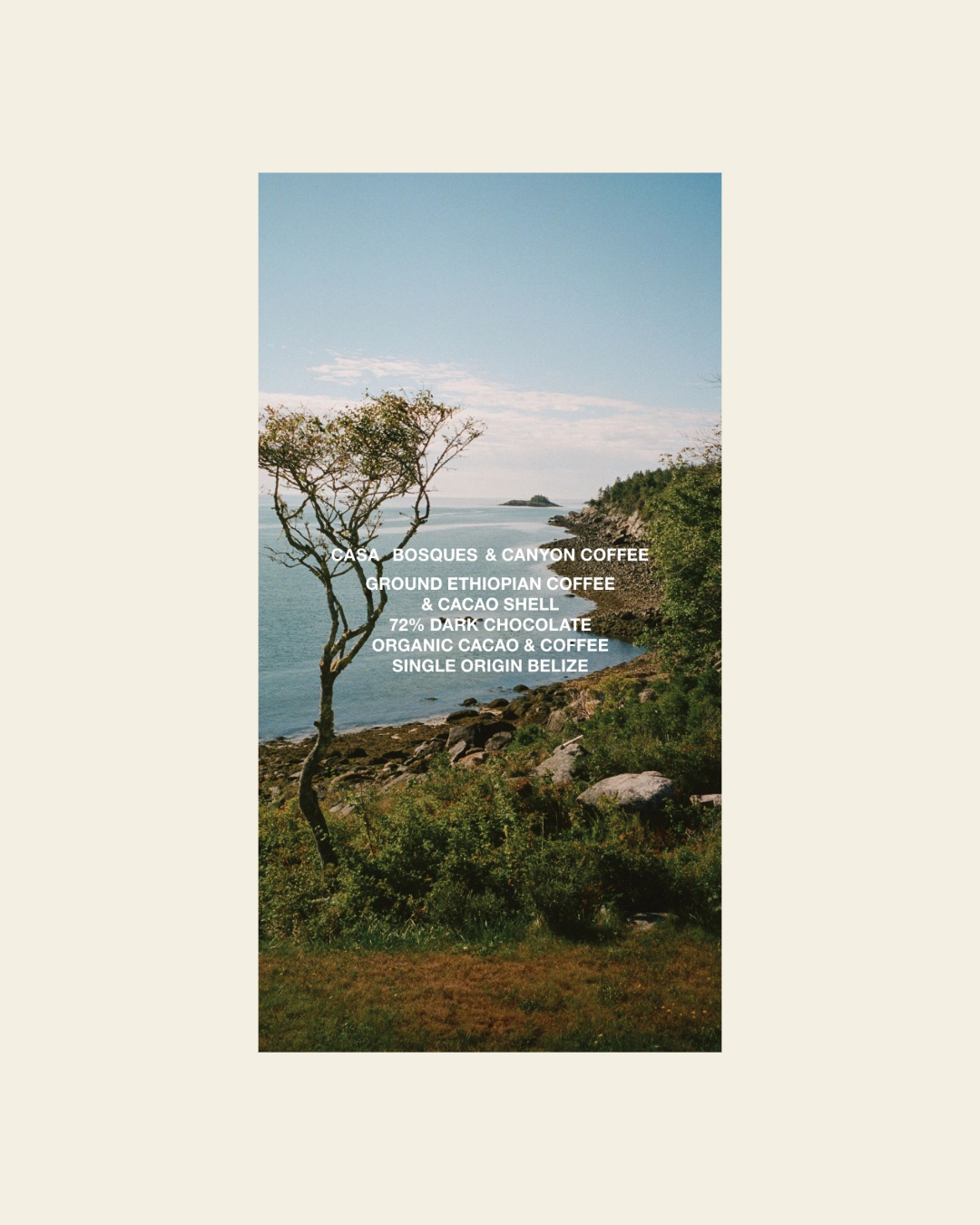 Organic Ground Ethiopian Coffee &amp; Cacao Shell Chocolate x Canyon Coffee