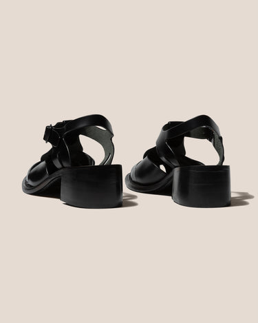 Pesca Heeled Fisherman Sandal | Black