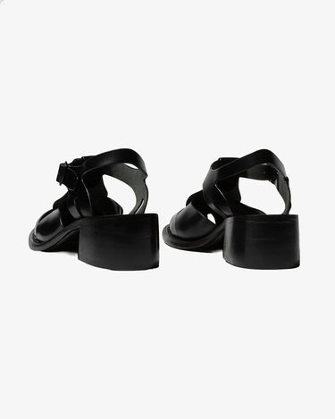 Pesca Heeled Fisherman Sandal | Black