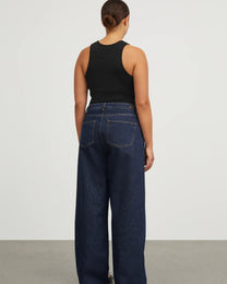 Willow Wide Jeans | Indigo Blue Denim