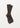 Wool Rib Socks in Brown