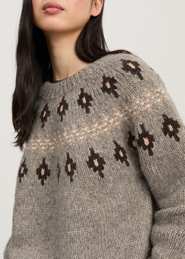 Wyn Sweater llama Wool | Mix Pure Grey