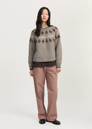 Wyn Sweater llama Wool | Mix Pure Grey