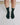Rib Overankle Socks | Black