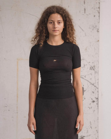 Heart Short Sleeve Tee | Black