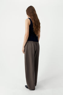 Ribbed Tank Top | Navy