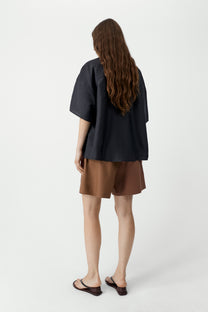 Short Sleeve Shirt | Espresso